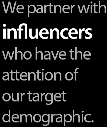 public outreach - influencers